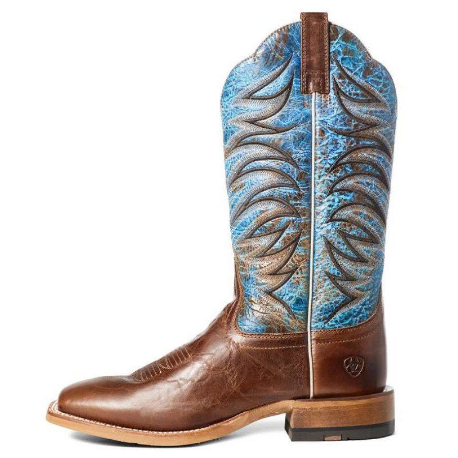 Men : Shoes & Boots : Casual & Dress * | Ariat' Men'S 13 Firecatcher Western Square Toe Well Brown