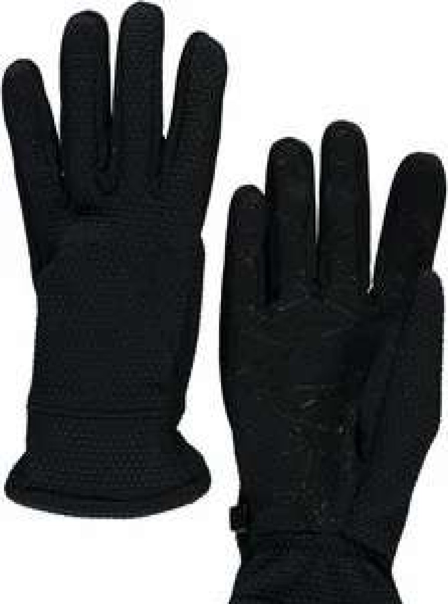 Men : Accessories : Hats & Gloves * | Spyder Active Sports 'Spyder' Men'S Encore Gloves Black