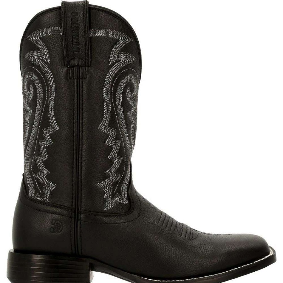 Men : Shoes & Boots : Casual & Dress * | Durango' Men'S 11 Westward Square Toe Black