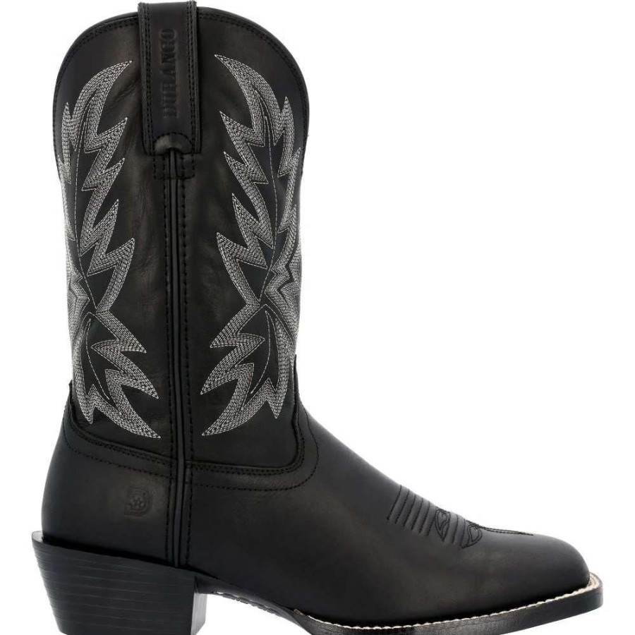 Men : Shoes & Boots : Casual & Dress * | Durango' Men'S 11 Westward Western Square Toe Black Onyx