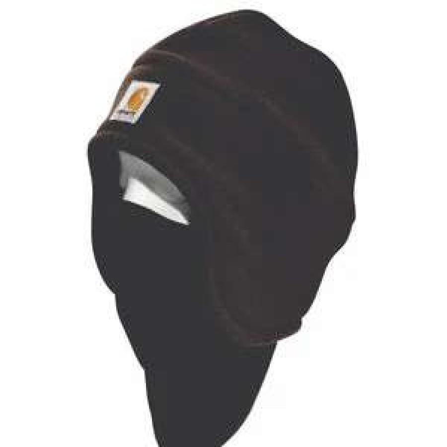 Men : Accessories : Hats & Gloves * | Carhartt' Men'S Fleece 2-In-1 Headwear Dark Brown