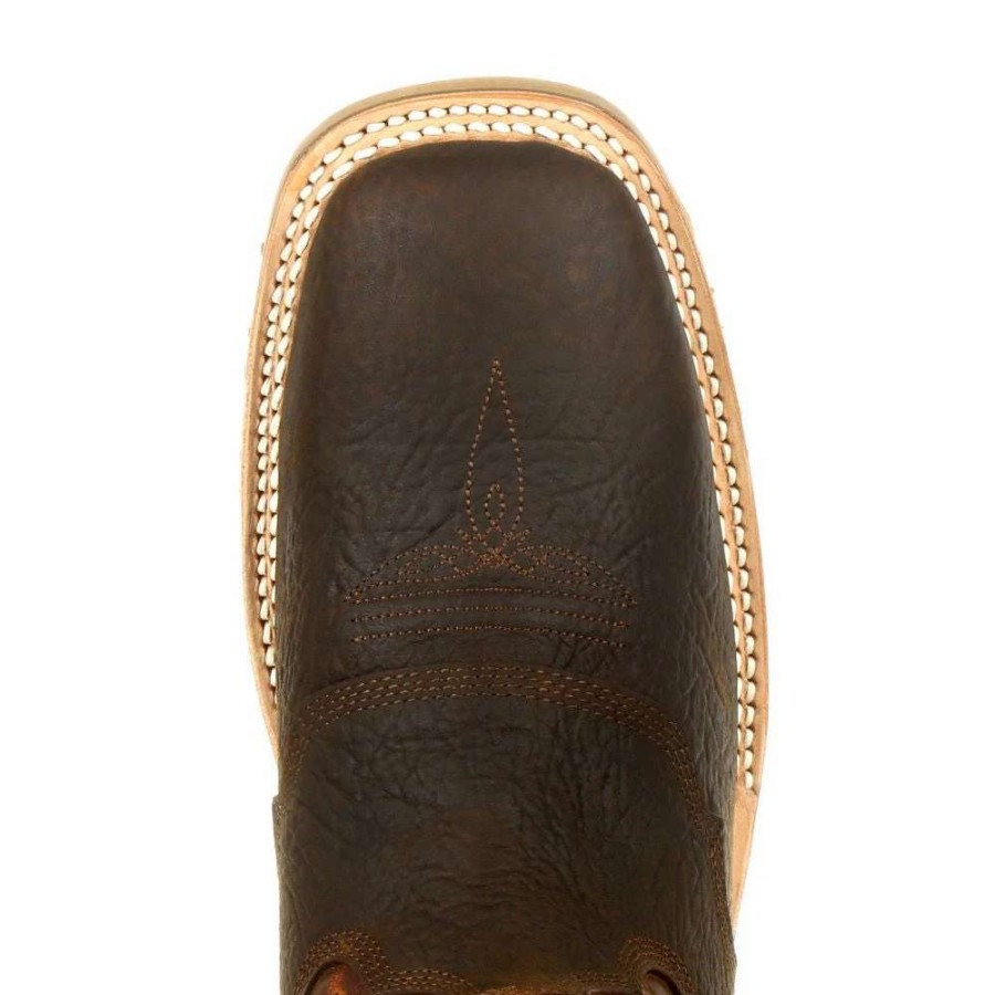 Men : Shoes & Boots : Casual & Dress * | Durango' Men'S 12 Maverick Pro Wp Western Work Cimarron Brown