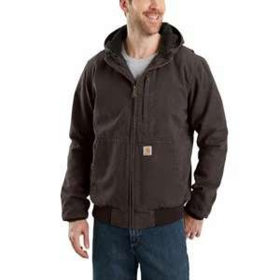 Men : Clothing : Outerwear * | Carhartt' Men'S Full Swing Armstrong Active Jac Dark Brown