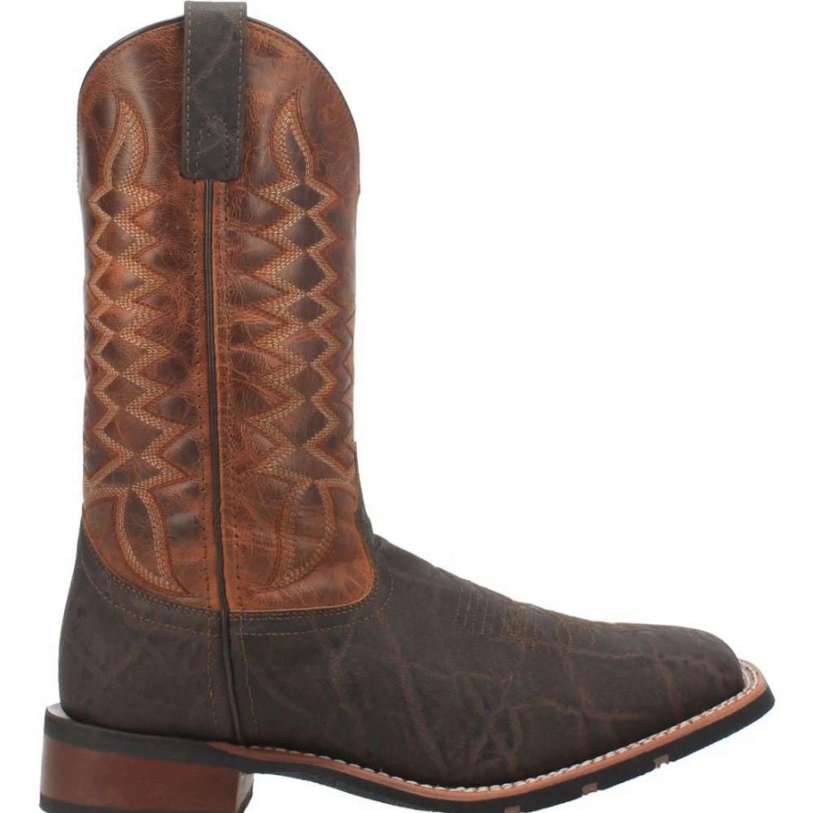 Men : Shoes & Boots : Casual & Dress * | Laredo' Men'S 11 Dillon Western Square Toe Brown