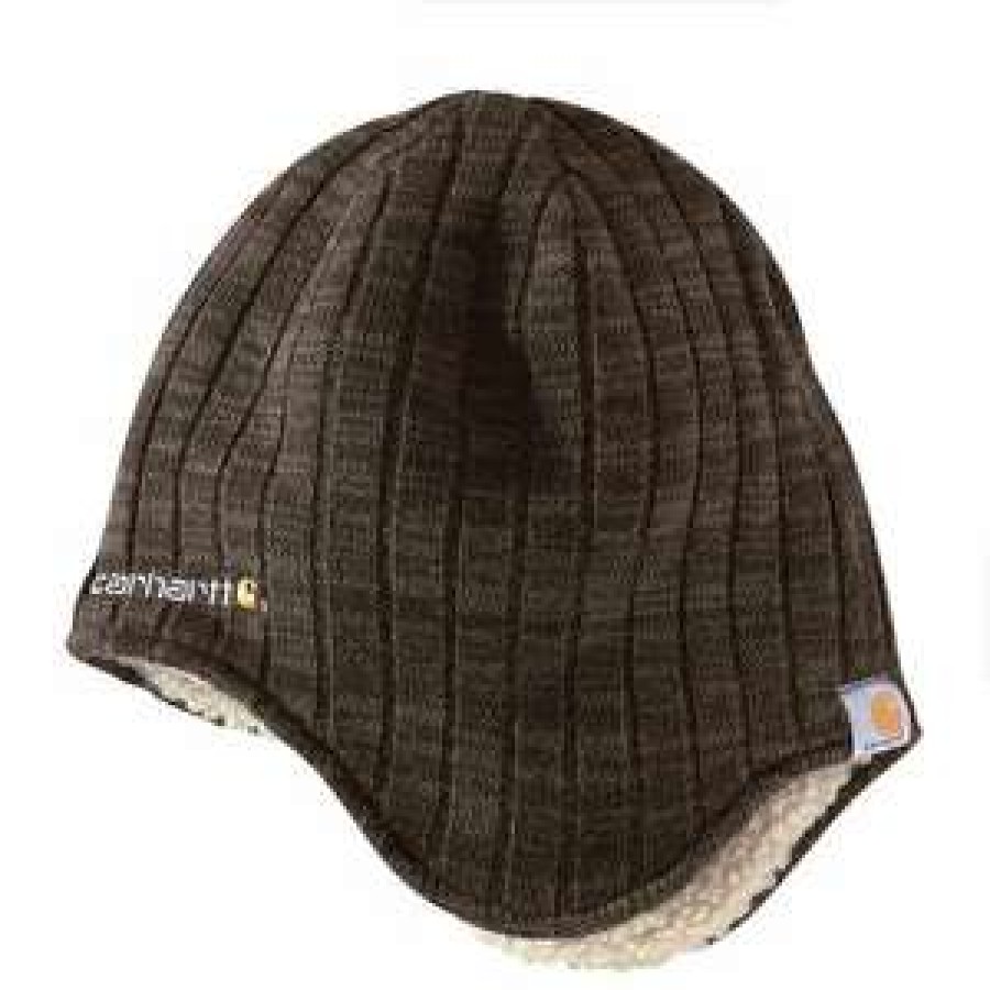 Men : Accessories : Hats & Gloves * | Carhartt ' Men'S Akron Hat Dark Brown