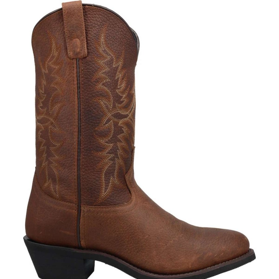 Men : Shoes & Boots : Casual & Dress * | Laredo' Men'S 12 Saw Mill Western Round Toe Brown