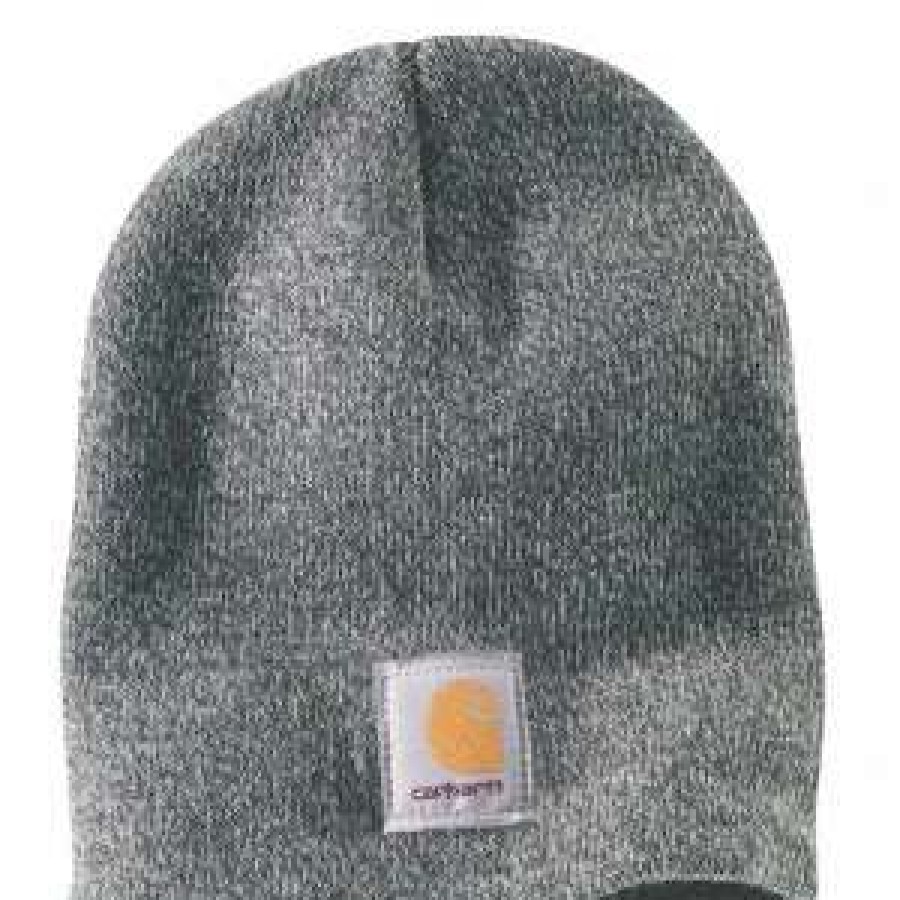 Men : Accessories : Hats & Gloves * | Carhartt' Men'S Acrylic Knit Beanie Heather Grey / Coal Heather