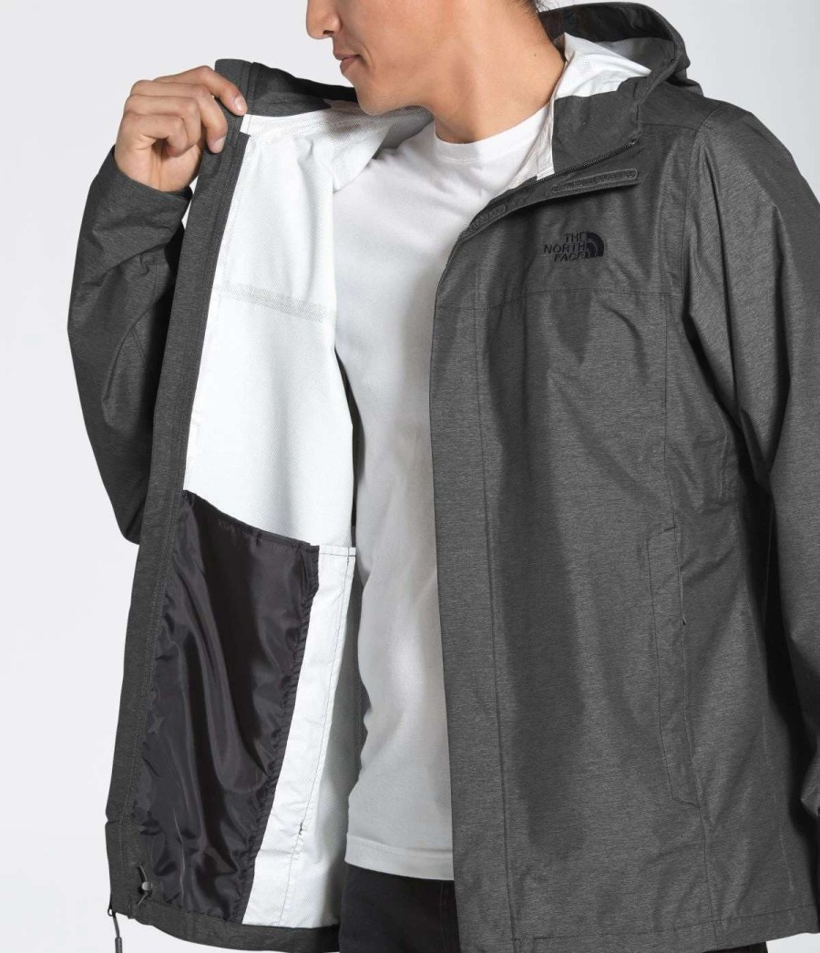 Men : Clothing : Outerwear * | The North Face' Men'S Venture 2 Wp Jacket Dark Heather Grey (Tall)