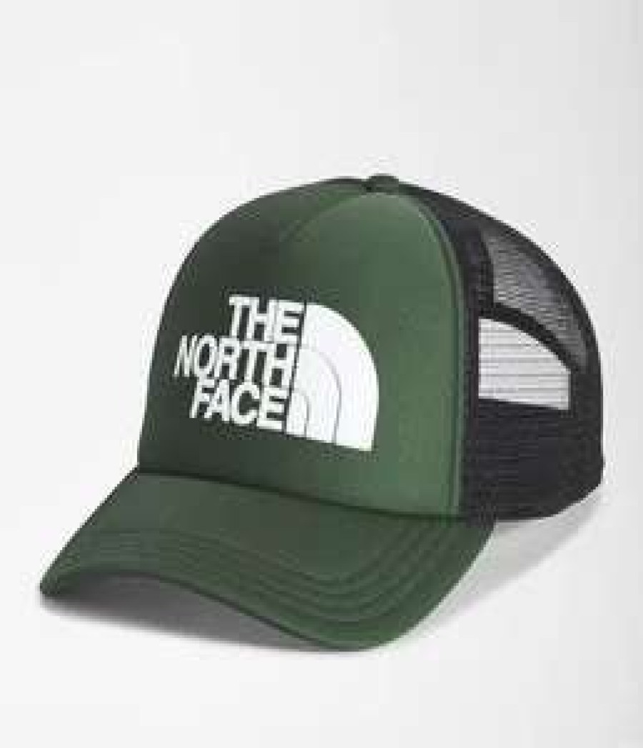 Men : Accessories : Hats & Gloves * | The North Face' Men'S Logo Trucker Hat Thyme