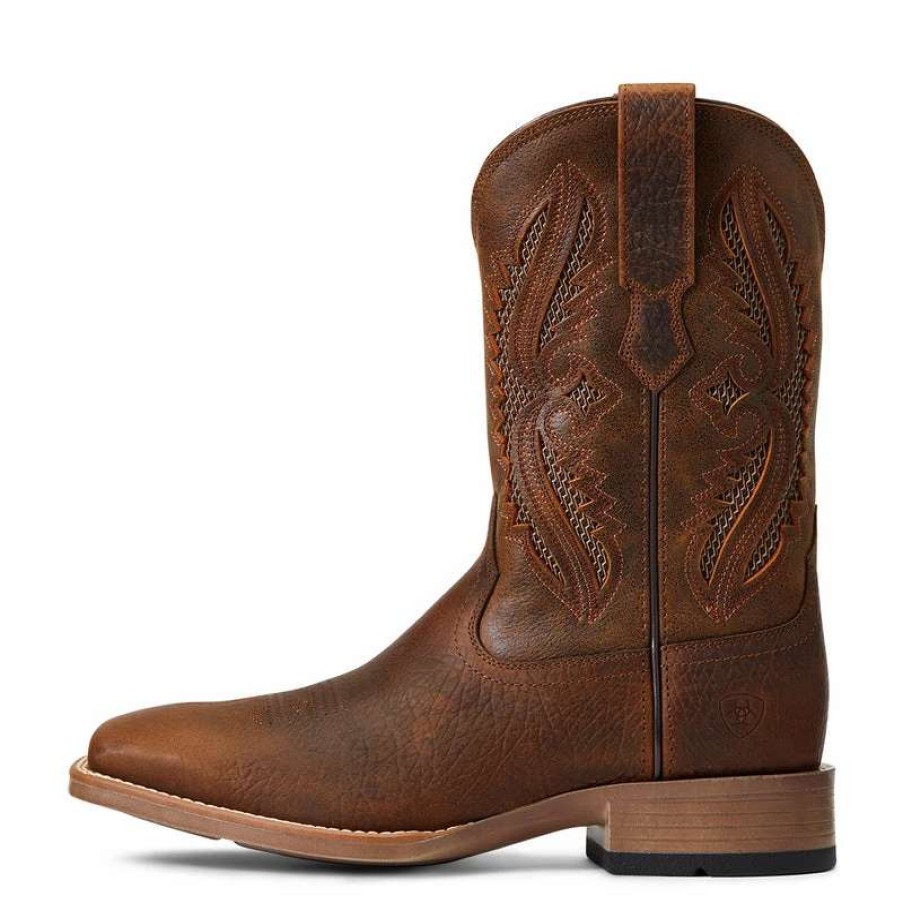 Men : Shoes & Boots : Casual & Dress * | Ariat' Men'S 11 Rowder Venttek 360 Western Square Toe Earth / Mack Brown