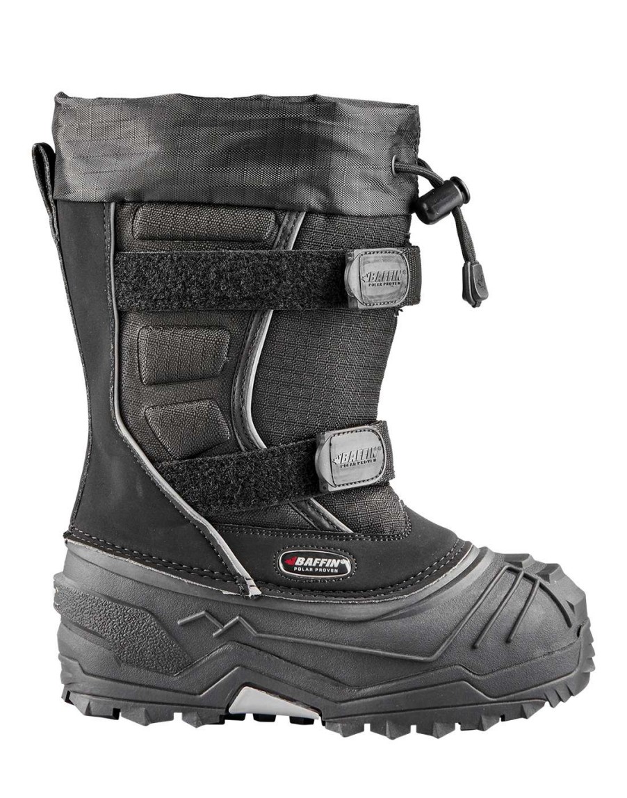 Kids : Girls : Shoes & Boots * | Baffin, Inc 'Baffin' Kids 10 Young Eiger Wp Insulated Boot Black