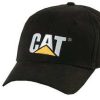 Men : Accessories : Hats & Gloves * | Caterpillar' Unisex Trademark Cap Black