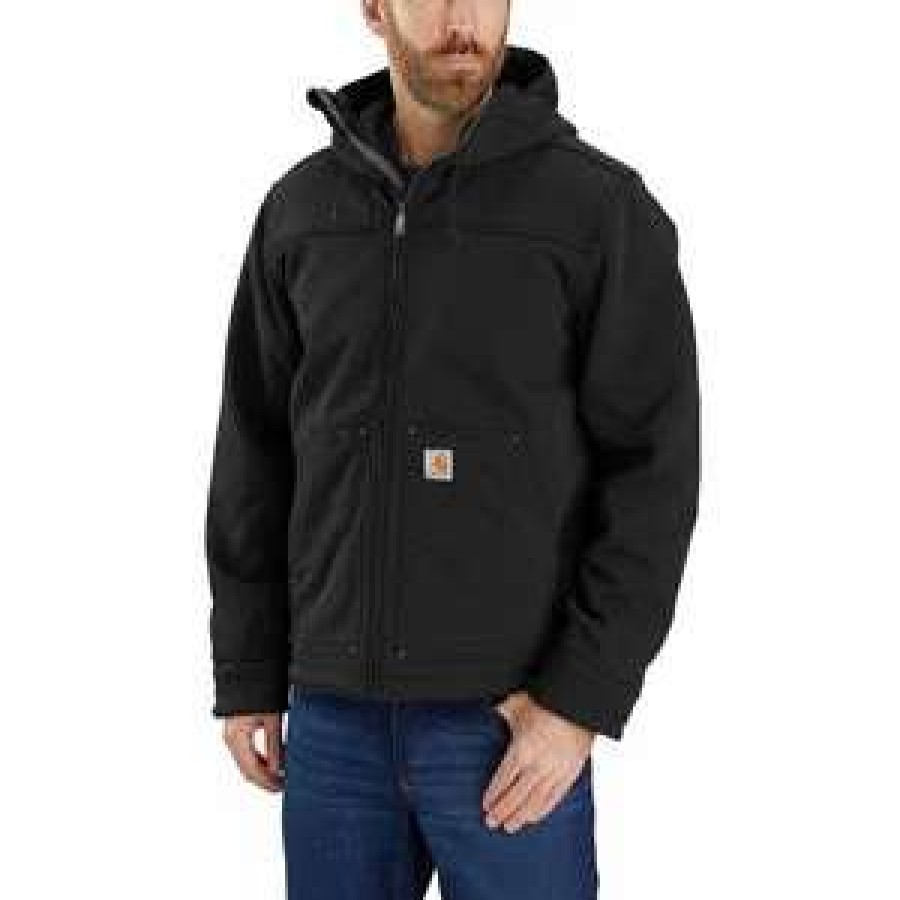 Men : Clothing : Outerwear * | Carhartt' Men'S Super Dux Sherpa Lined Active Jac-Level 2 Warmer Rating Black