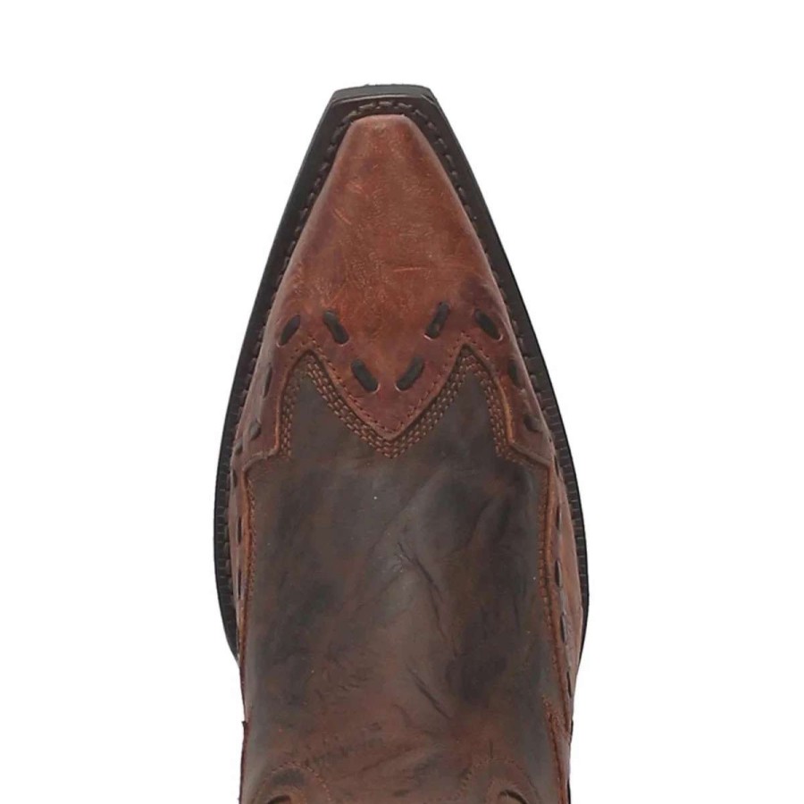 Men : Shoes & Boots : Casual & Dress * | Laredo' Men'S 12 Ronnie Western Fashion Snip Toe Rust