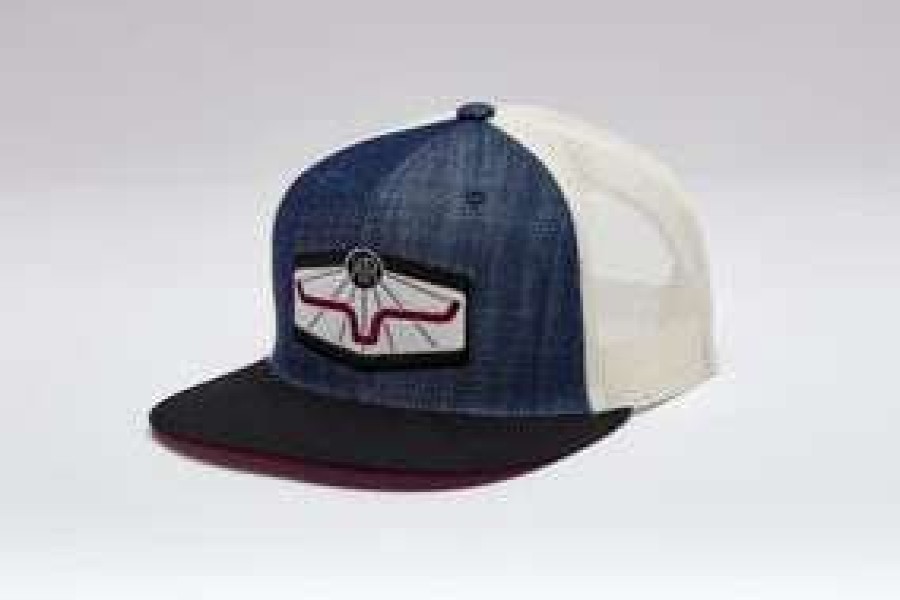 Men : Accessories : Hats & Gloves * | Kimes Ranch' Unisex Rays Original Trucker Cap Indigo