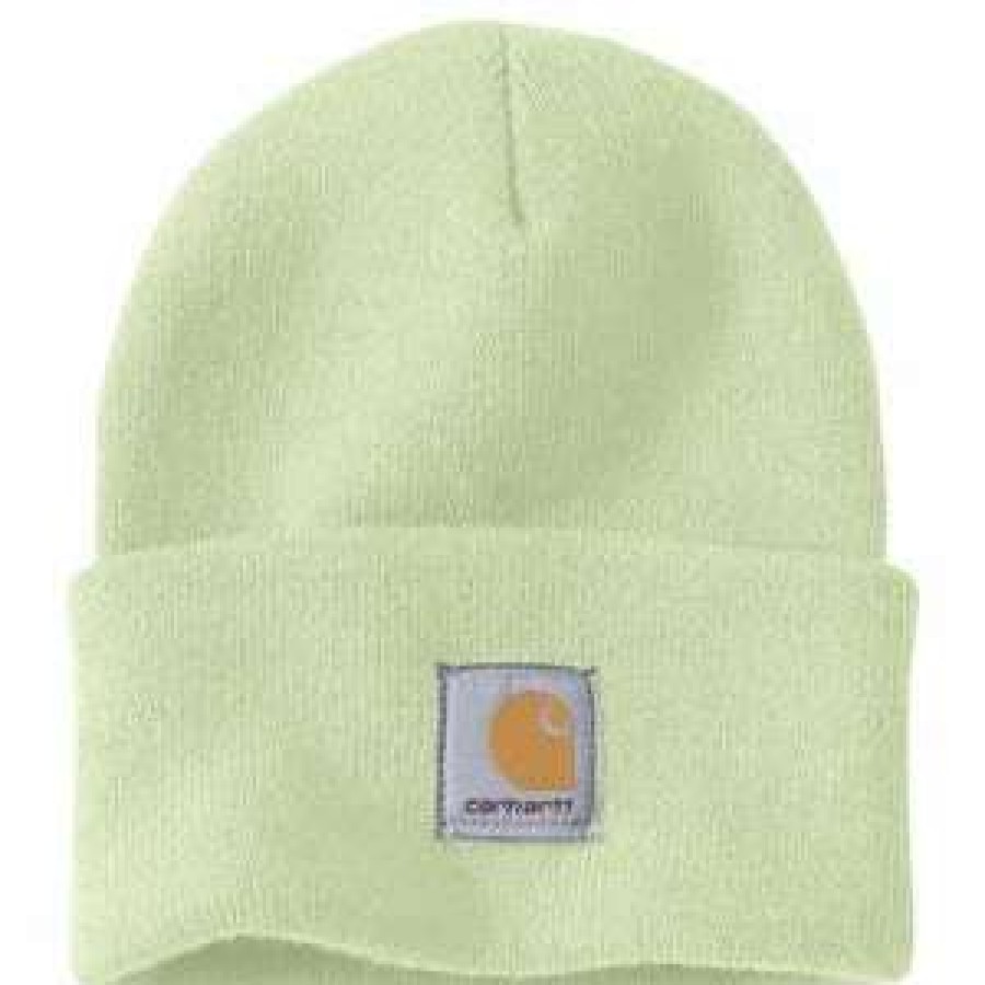 Men : Accessories : Hats & Gloves * | Carhartt' Acrylic Watch Knit Hat Hint Of Lime