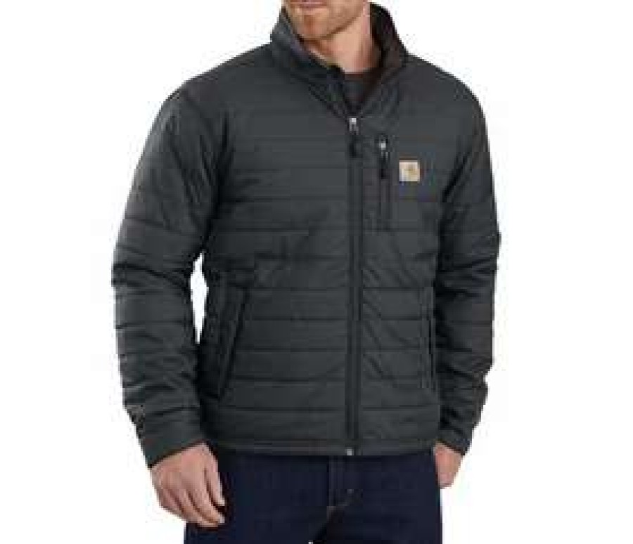 Men : Clothing : Outerwear * | Carhartt' Rain Defender Insulated Gilliam Jacket Shadow