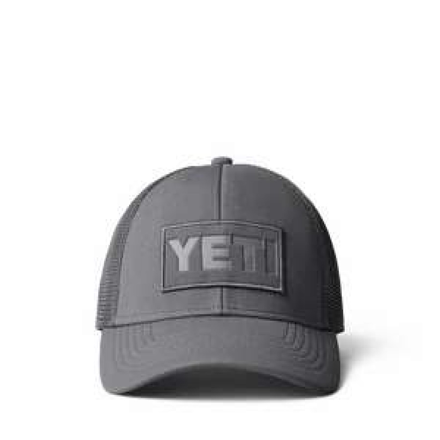 Men : Accessories : Hats & Gloves * | Yeti' Men'S Patch Trucker Hat Grey