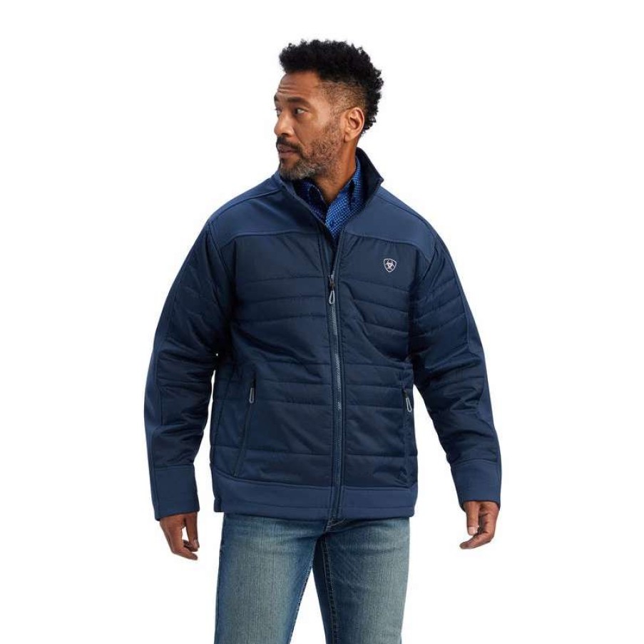 Men : Clothing : Outerwear * | Ariat' Men'S Elevation Insulated Jacket Steely