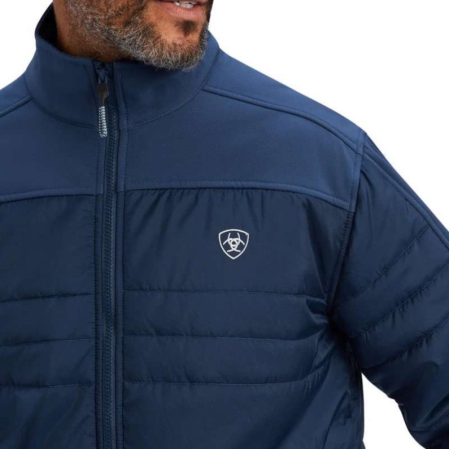 Men : Clothing : Outerwear * | Ariat' Men'S Elevation Insulated Jacket Steely