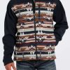 Men : Clothing : Outerwear * | Cinch' Men'S Bonded Jacket Navy Aztec