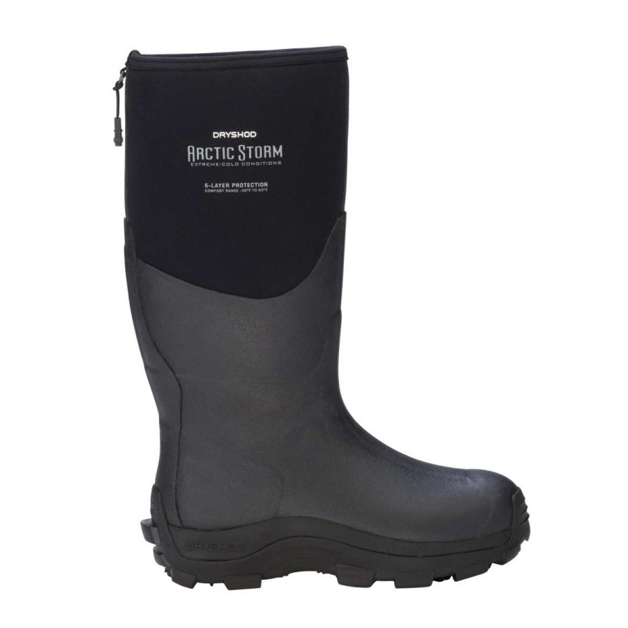 Men : Shoes & Boots : Casual & Dress * | Dryshod' Men'S Arctic Storm Hi -50 Winter Boot Black