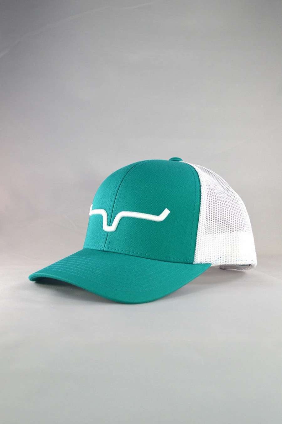 Men : Accessories : Hats & Gloves * | Kimes Ranch' Men'S Weekly Trucker Cap Teal / White