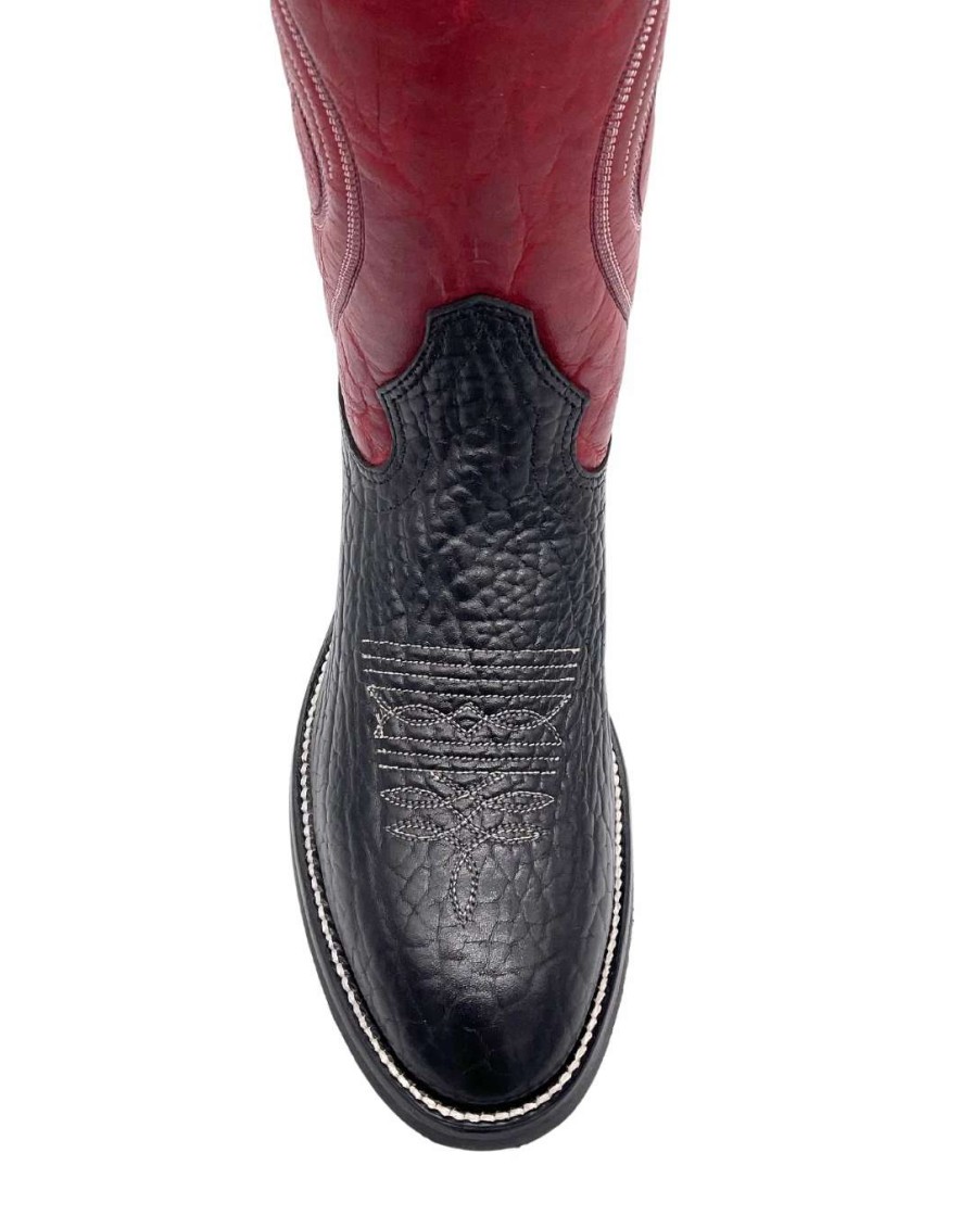 Men : Shoes & Boots : Casual & Dress * | Hondo' Men'S 13 Bullhide U Toe Black