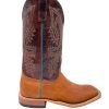 Men : Shoes & Boots : Casual & Dress * | Anderson Bean' Men'S 13 Western Square Toe Tobacco Yeti / Brass Explosion