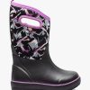 Kids : Girls : Shoes & Boots * | Bogs' Kids Classic Ii Winter Mountain Insulated Wp Rain Boots Black Multi