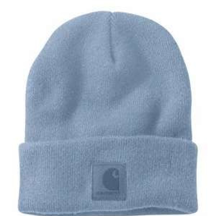 Men : Accessories : Hats & Gloves * | Carhartt' Black Label Watch Hat Alpine Blue