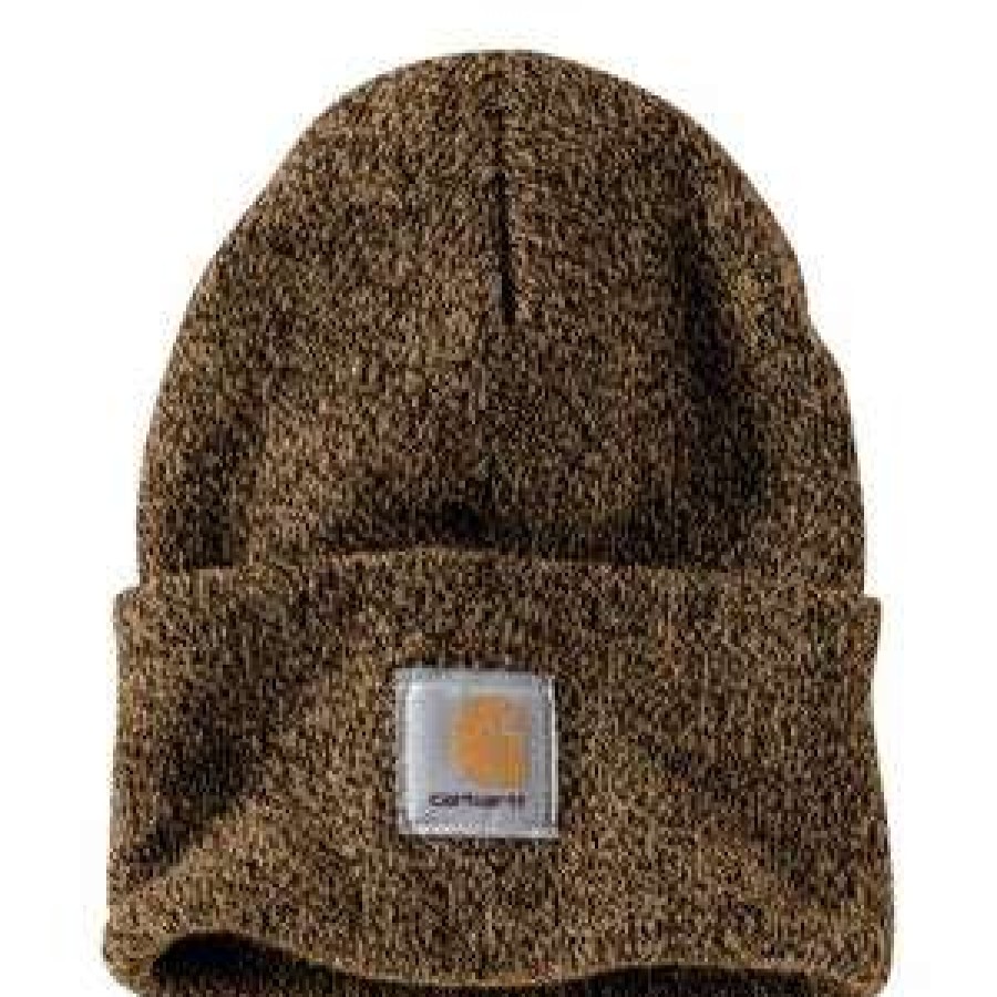 Men : Accessories : Hats & Gloves * | Carhartt' Acrylic Watch Knit Hat Dark Brown