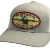 Men : Accessories : Hats & Gloves * | Red Dirt Hat Company 'Red Dirt Hat' Jackalope Ranch Patch Hat Heather Grey / White