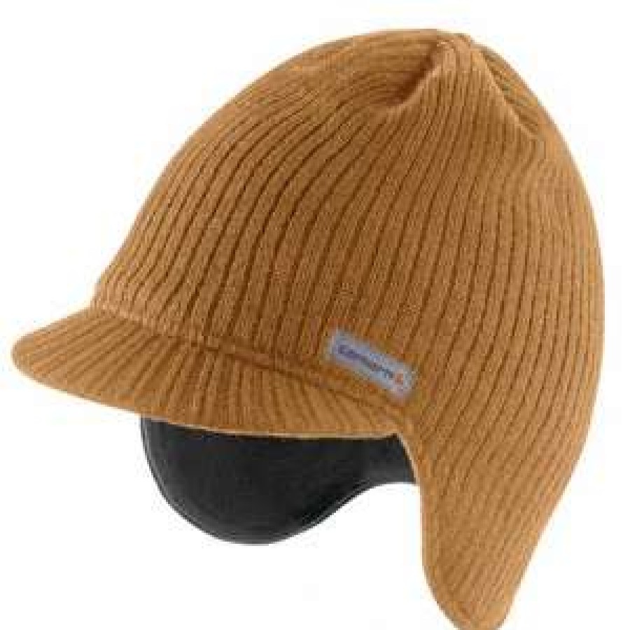 Men : Accessories : Hats & Gloves * | Carhartt' Men'S Knit Visor Hat Carhartt Brown