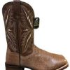 Men : Shoes & Boots : Casual & Dress * | Dan Post Boot Co 'Dan Post' Men'S 11 Western Square Toe Brown / Cognac