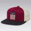 Men : Accessories : Hats & Gloves * | Kimes Ranch' Men'S Cody Trucker Cap Burgundy