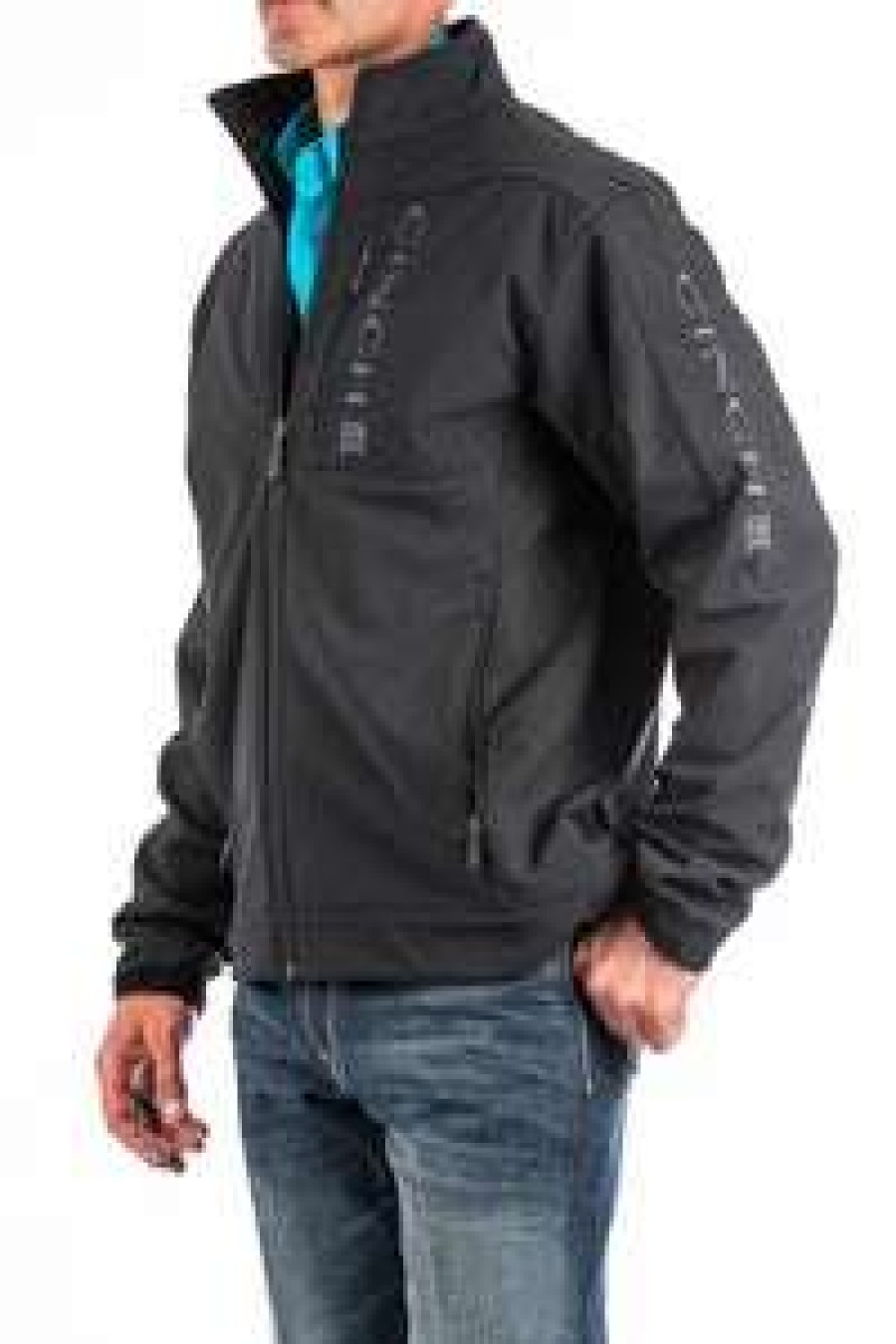 Men : Clothing : Outerwear * | Cinch' Men'S Bonded Jacket Black