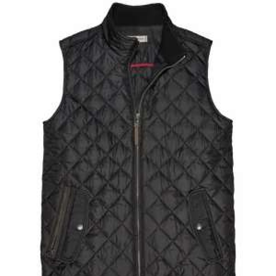 Men : Clothing : Outerwear * | Dakota Grizzly' Men'S Newton Vest Obsidian