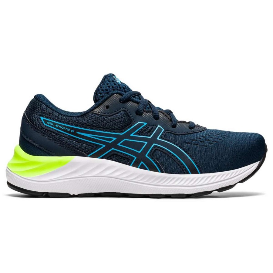 Kids : Girls : Shoes & Boots * | Asics America Corp 'Asics' Youth Gel Excite 8 French Blue / Digital Aqua