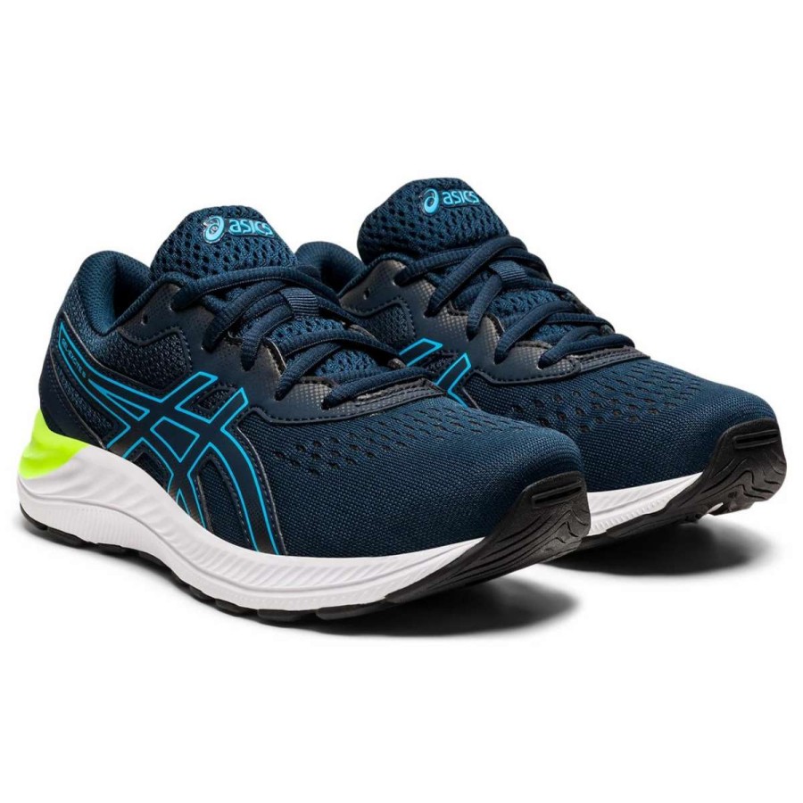 Kids : Girls : Shoes & Boots * | Asics America Corp 'Asics' Youth Gel Excite 8 French Blue / Digital Aqua