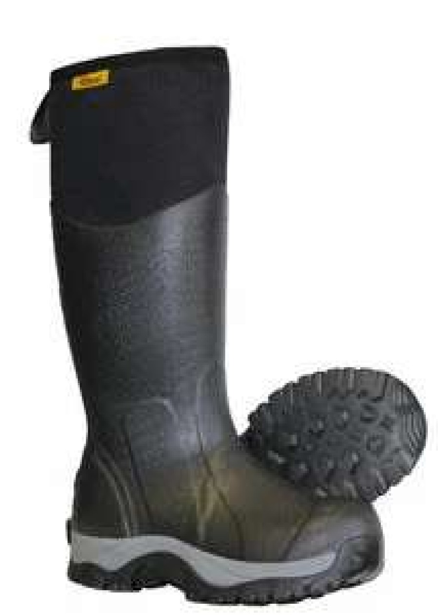 Men : Shoes & Boots : Casual & Dress * | Reed Boots Bagman Industries 'Reed' Men'S 16 Glacier Neoprene Black