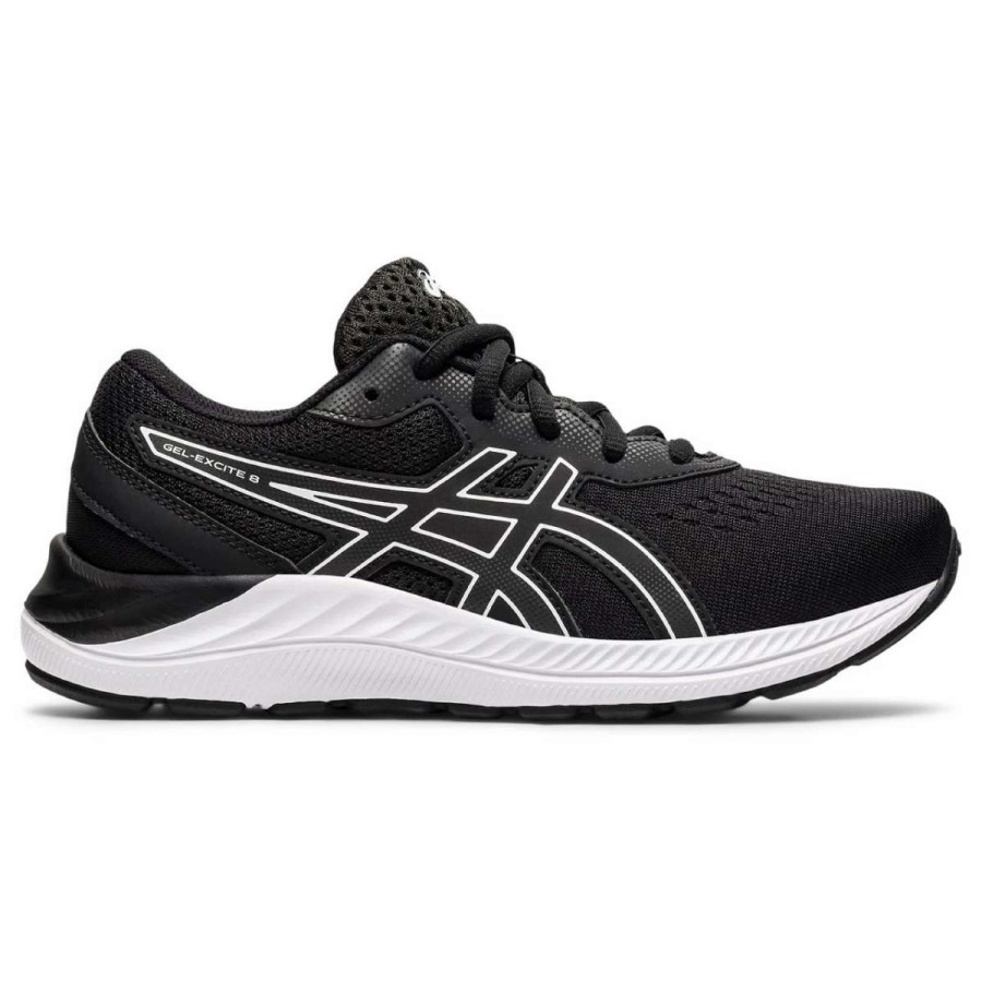 Kids : Girls : Shoes & Boots * | Asics America Corp 'Asics' Youth Gel Excite 8 Black / White